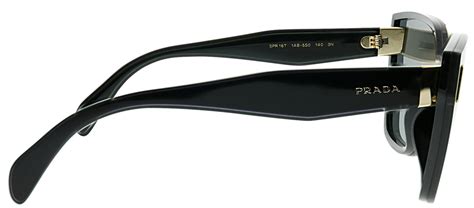 Prada PR 16TS 1AB5S0 Sunglasses in Black 